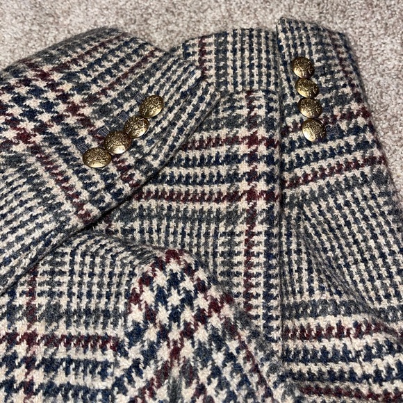 J. Crew Houndstooth Schoolboy Blazer Size 4 - Picture 4 of 7